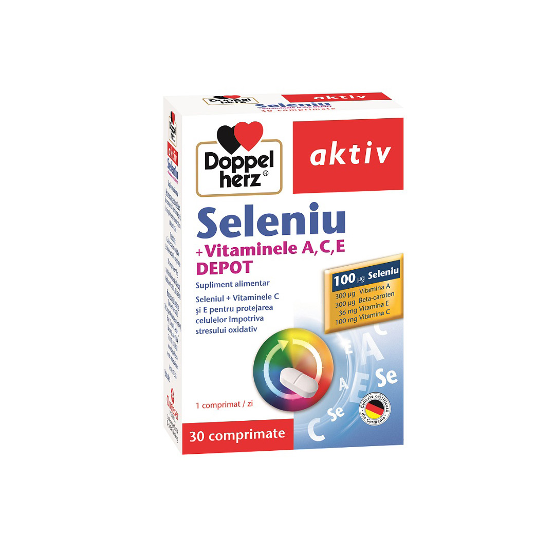 Seleniu + Vitaminele A, C, E Depot, 30 capsule, Doppelherz