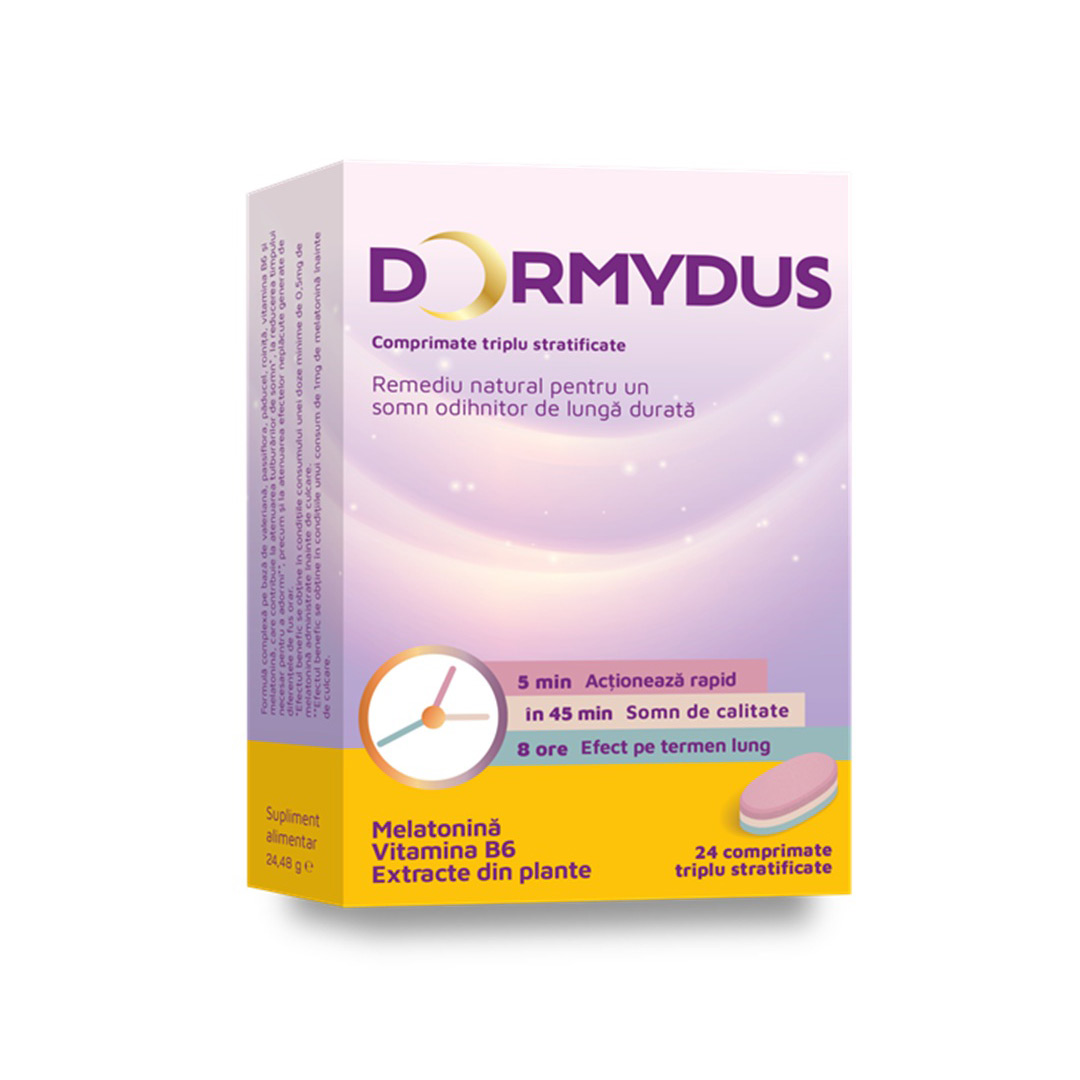 Dormydus, 24 comprimate triplu stratificate, Terapia