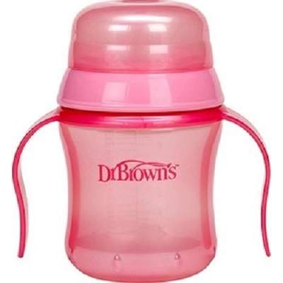 DrBrowns Canita Antrenament PP cu capac 180ml 931