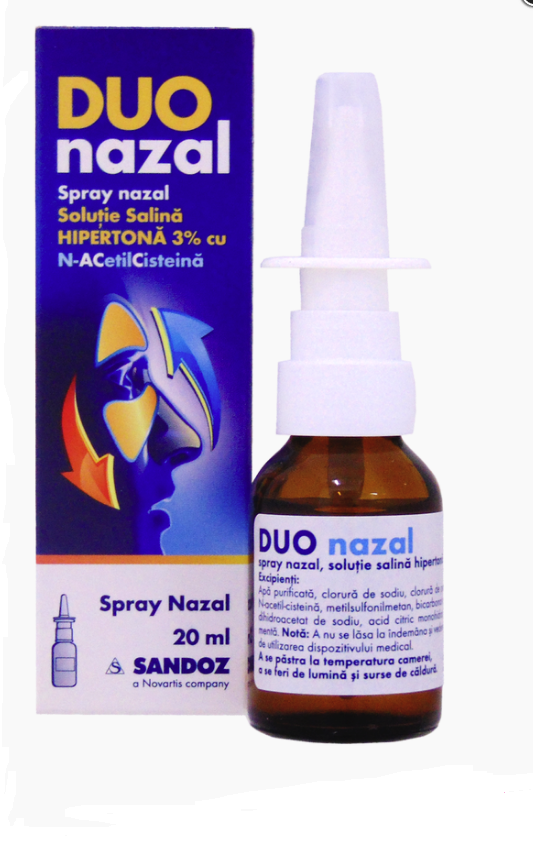 DUO NAZAL 3% spray 20ml - SANDOZ