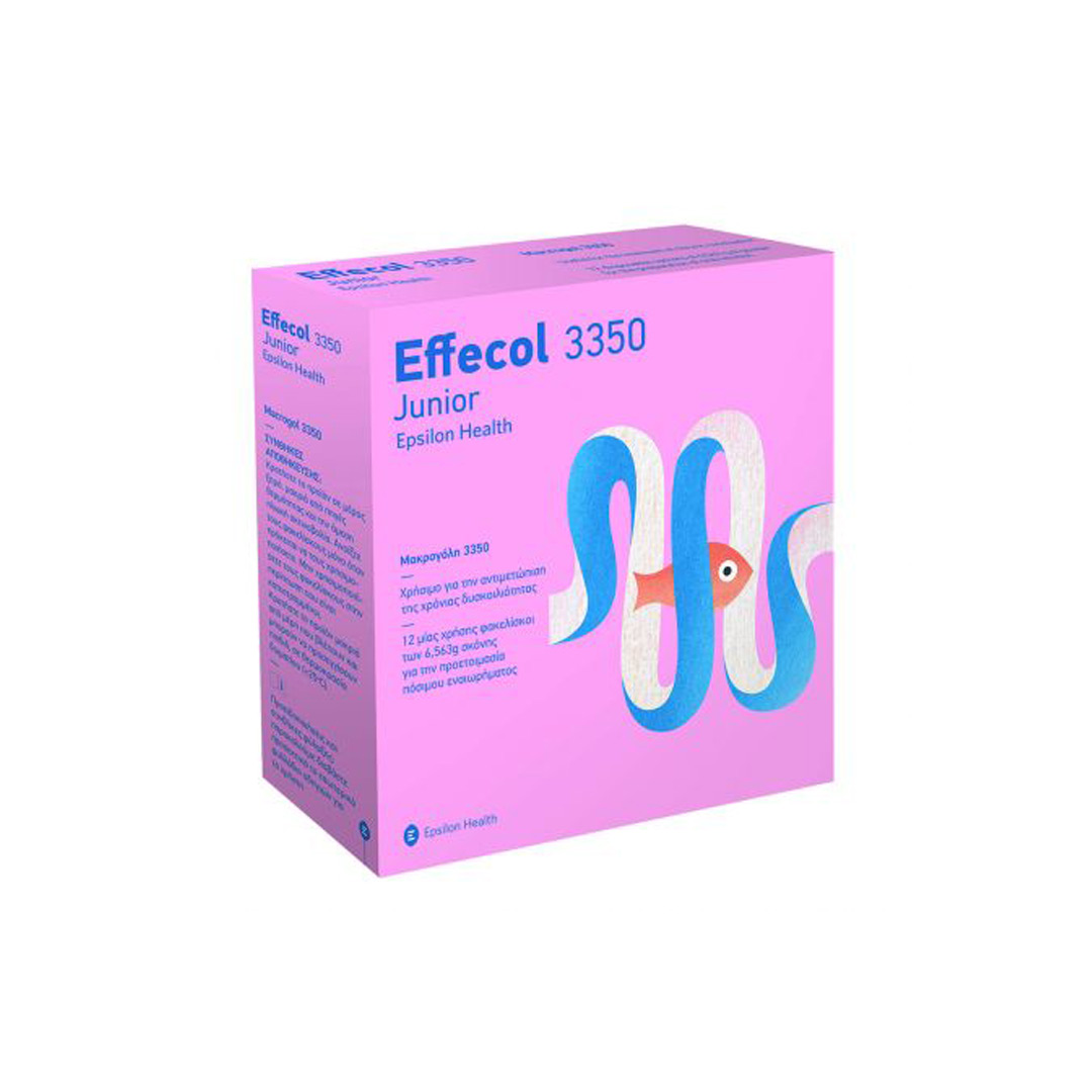 Effecol 3350 Junior Epsilon Health, 12 plicuri x 6,5 g