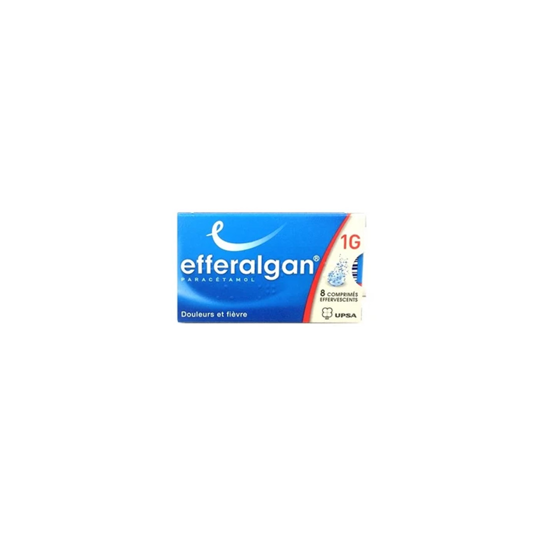 Efferalgan 1 g, 8 comprimate efervescente, Upsa