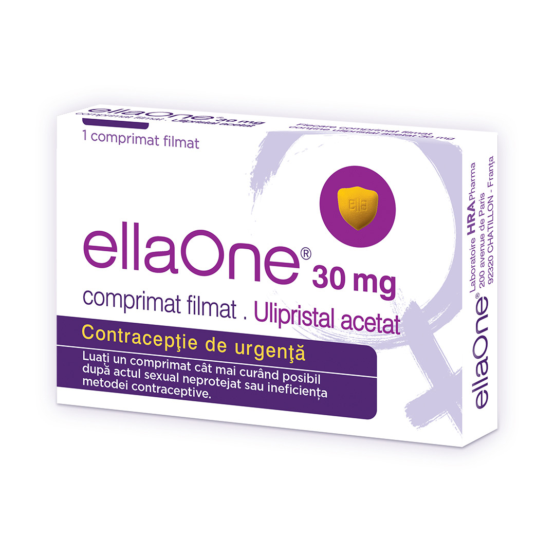 ellaOne 30mg, 1 comprimat, Hra Pharma