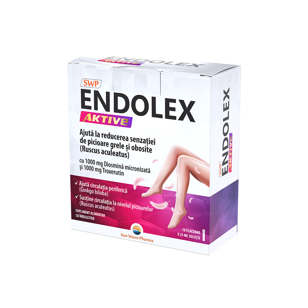 Endolex Aktive, 10 flacoane, Sun Wave Pharma