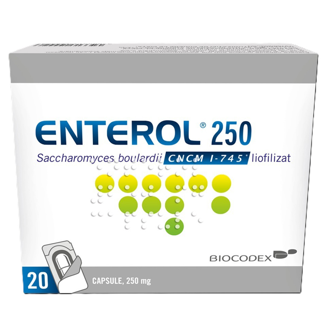 Enterol, 250 mg, 20 capsule, Biocodex
