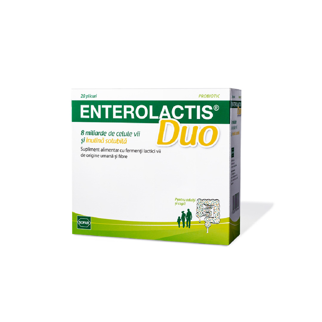 Enterolactis Duo, 20 plicuri, Sofar