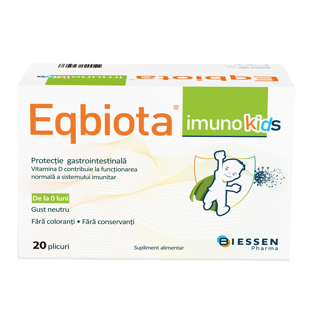 Eqbiota Imuno Kids, 20 plicuri, Biessen Pharma