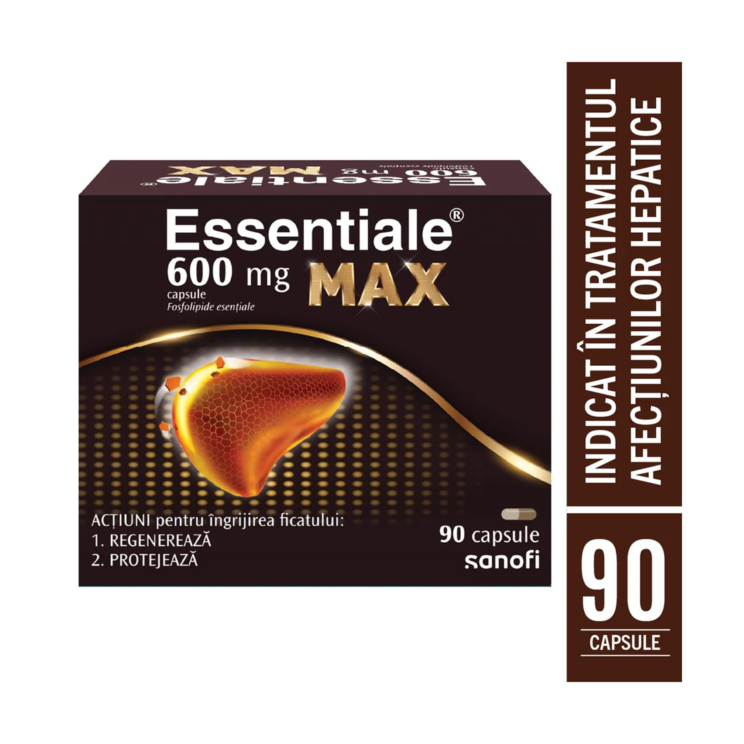 Essentiale MAX, 600 mg, 90 capsule, Sanofi