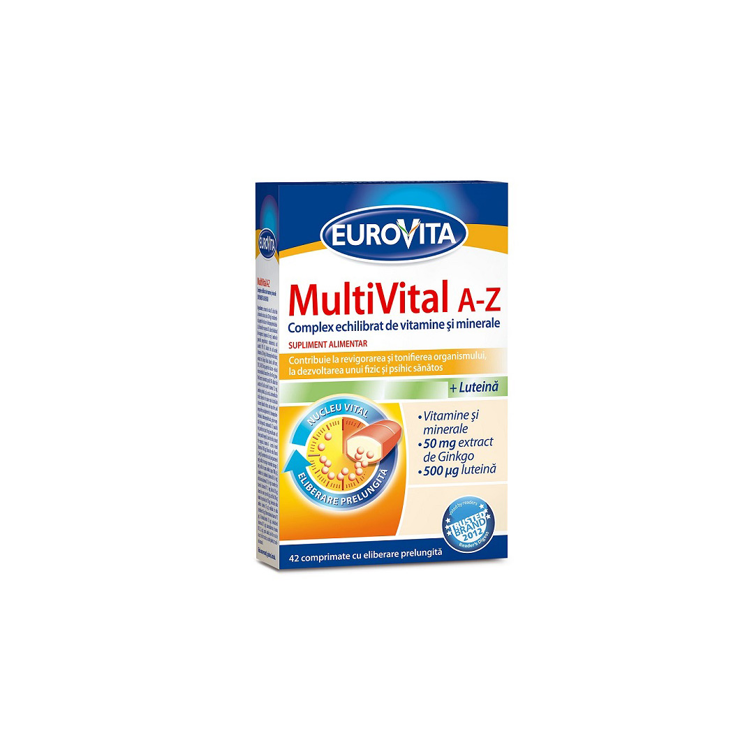 MultiVital A-Z, 42 comprimate, Eurovita