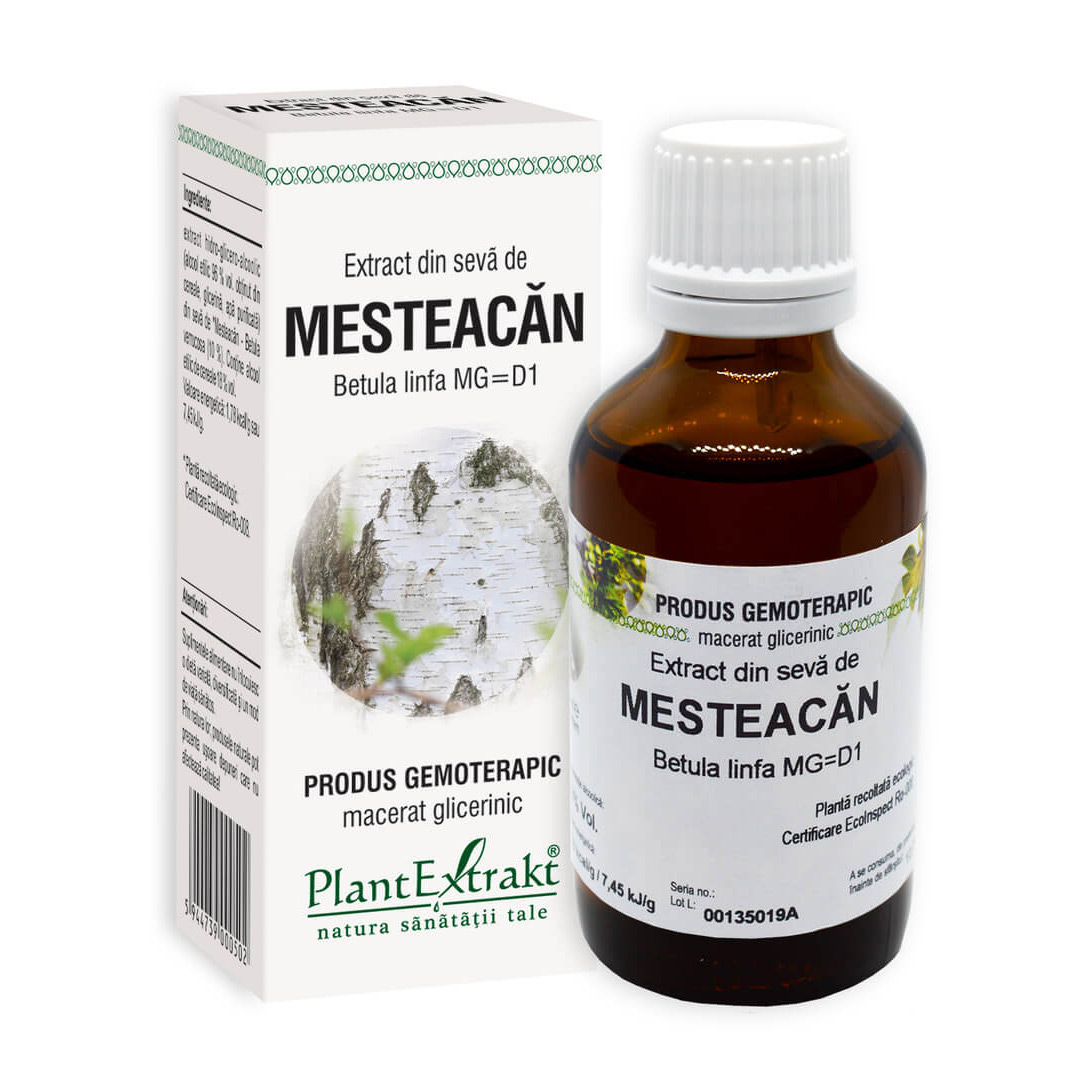 Extract din seva de Mesteacan BETULA LINFA, 50 ml, Plant Extrakt