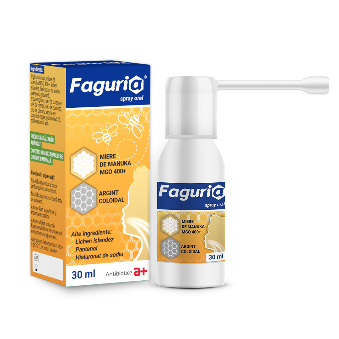 Faguria spray oral, 30 ml, Antibiotica SA
