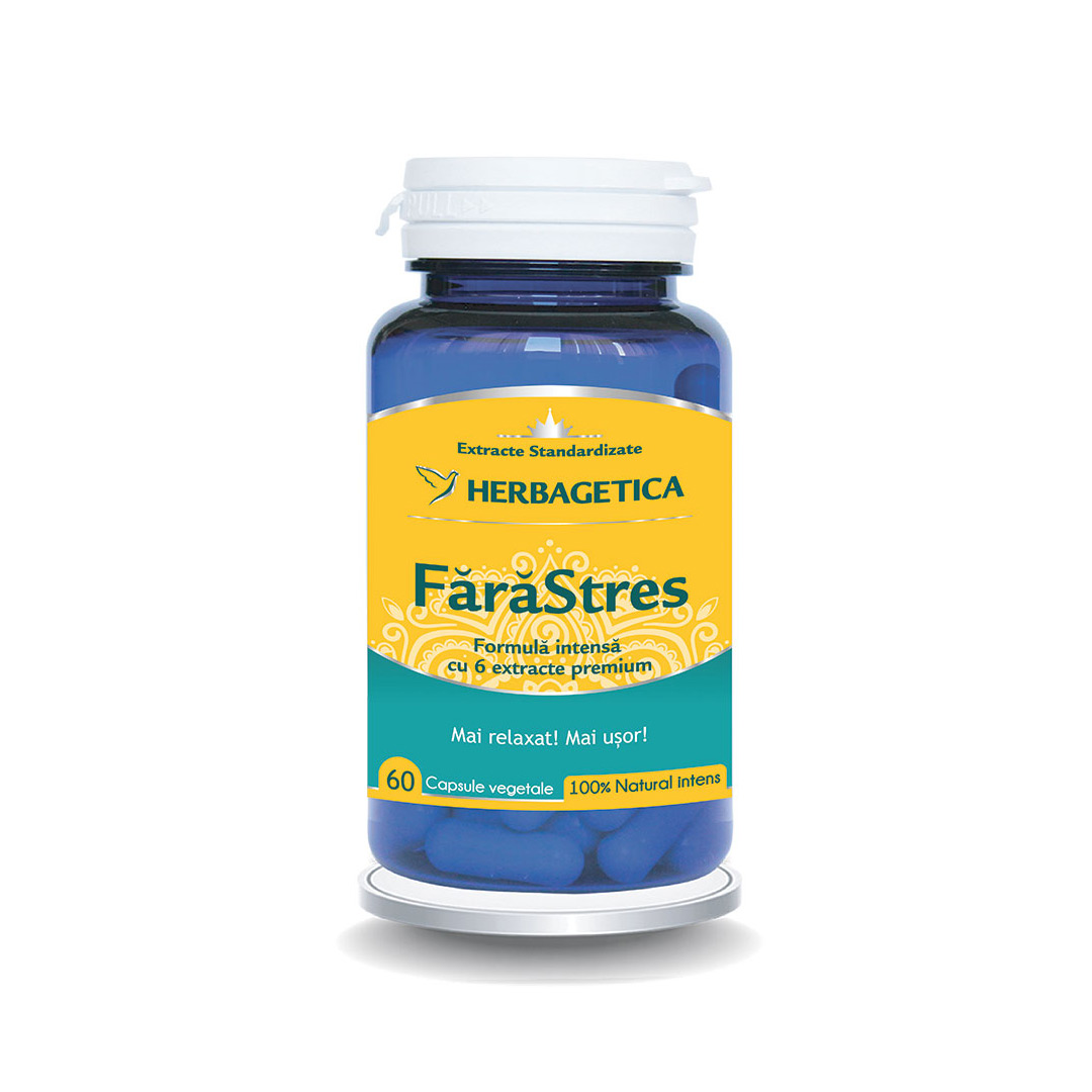Fara Stres, 60 capsule vegetale, Herbagetica
