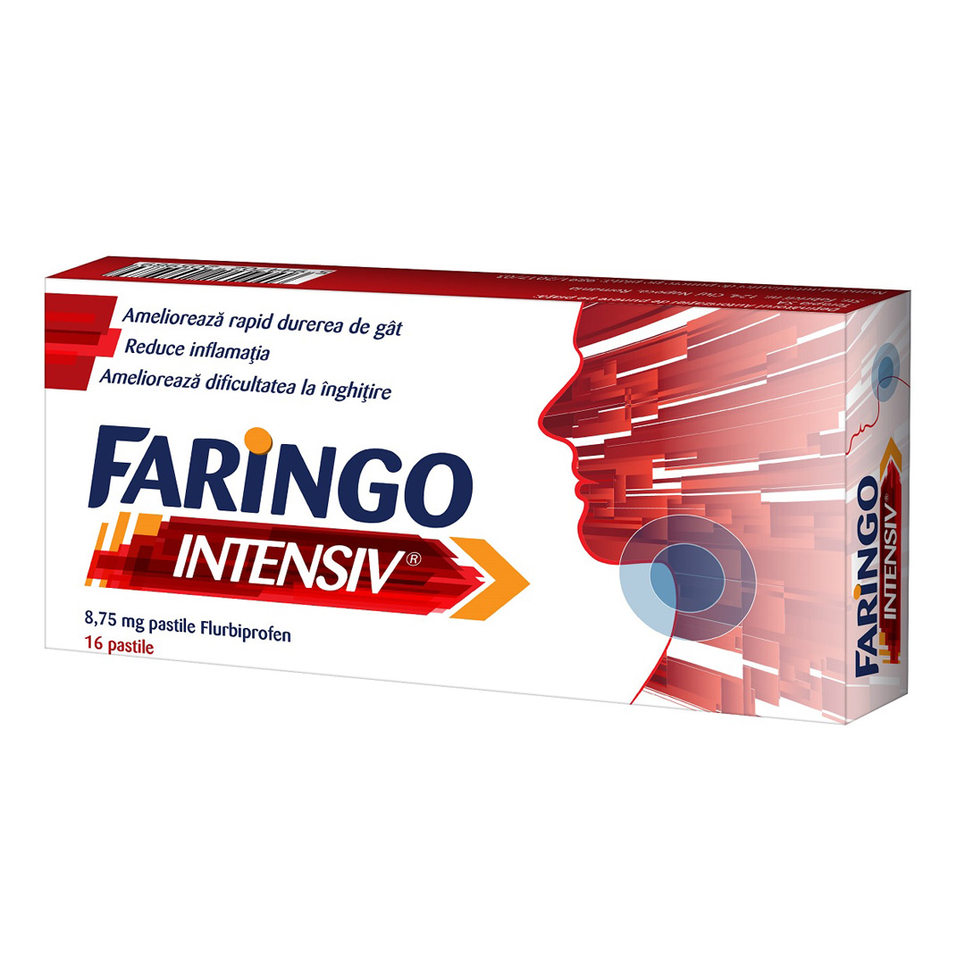 Faringo Intensiv 8.75 mg,16 pastile, Terapia