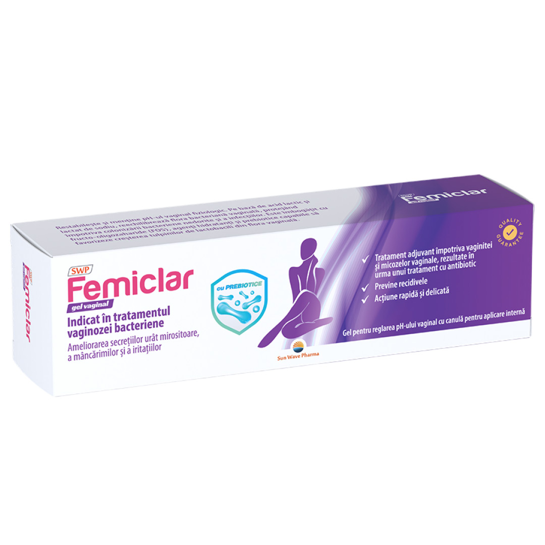 Femiclar Gel Vaginal, 40 ml, SunWave Pharma
