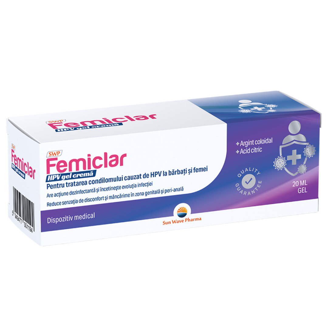 Femiclar HPV Gel, 20 ml,SunWave Pharma