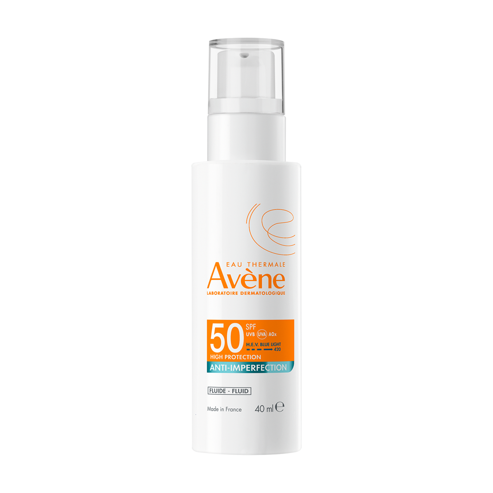 Fluid anti-imperfectiuni cu protectie solara SPF 50, 40 ml, Avene