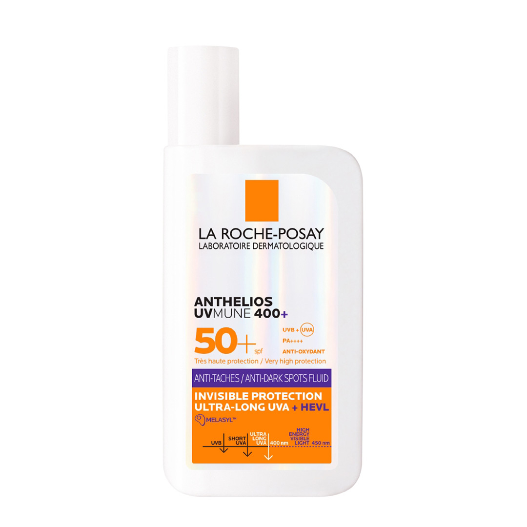 Fluid anti-pete pigmentare cu protectie solara SPF 50+ Anthelios UVmune 400+ HEVL, 50 ml, La Roche Posay