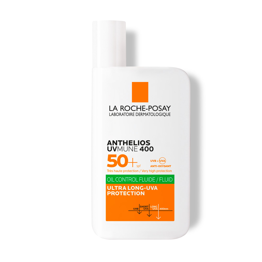 Fluid cu protectie solara SPF 50+ pentru fata Anthelios UVmune 400 Oil Control, SPF 50+, 50 ml, La Roche Posay