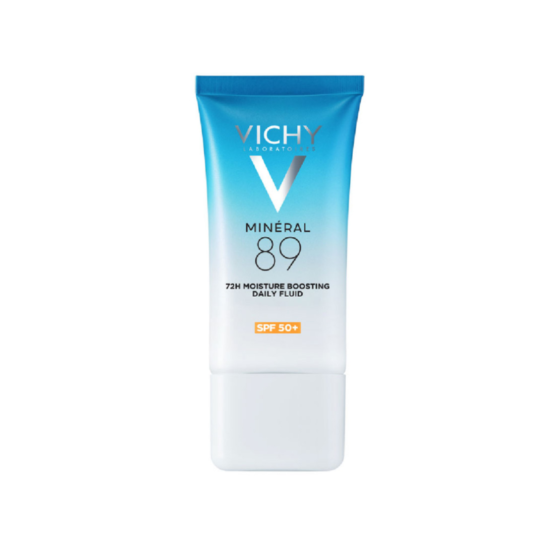 Fluid hidratant 72H cu acid hialuronic Mineral 89, SPF50+, 50 ml, Vichy