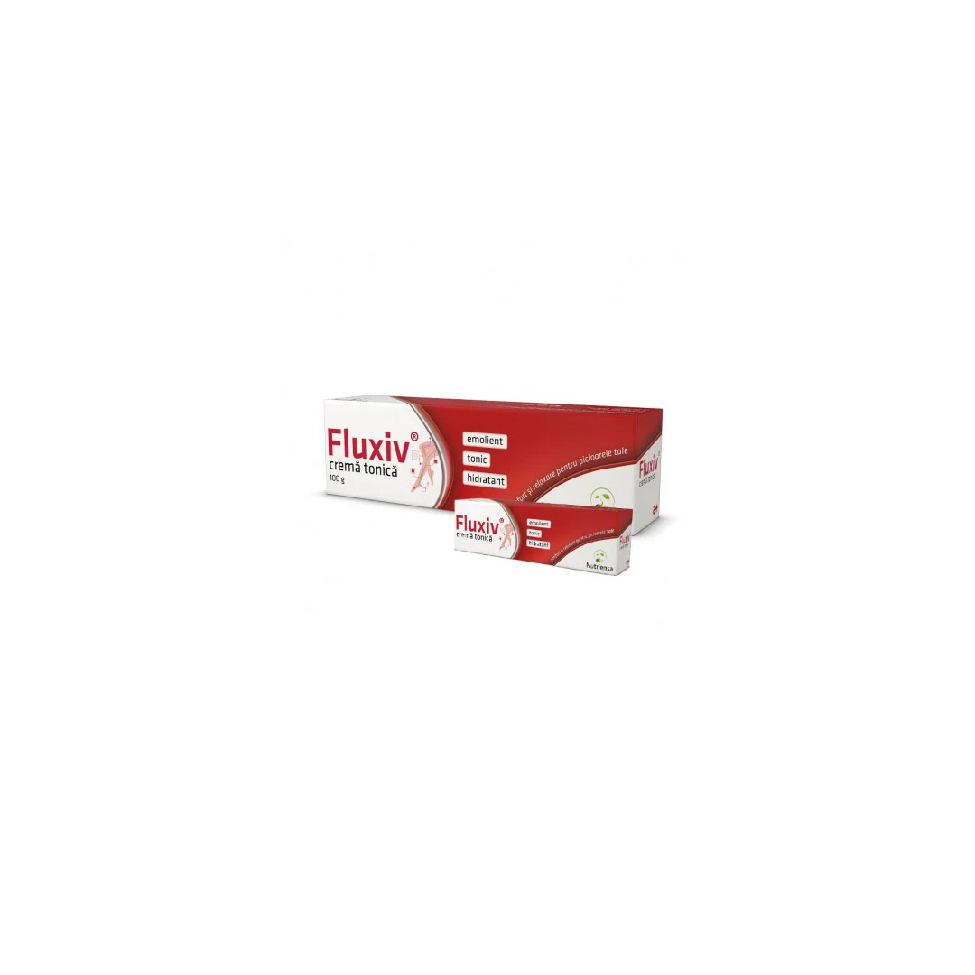 Fluxiv crema + mostra de crema gratuita, 100 grame + 20 grame, Antibiotice SA