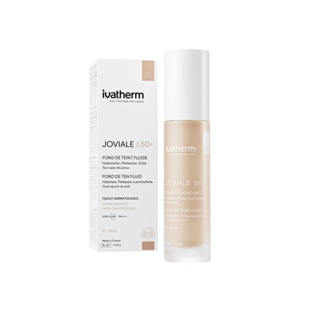 Fond de ten fluid SPF50+ 01 Milk, 30 ml, Ivatherm