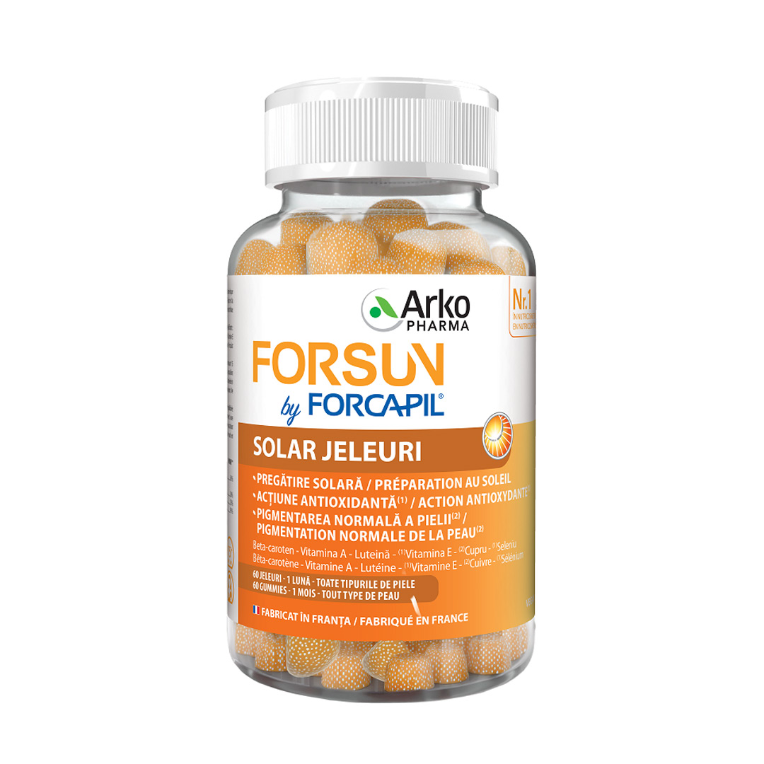 Forcapil Forsun Solar, 60 jeleuri, Arkopharma