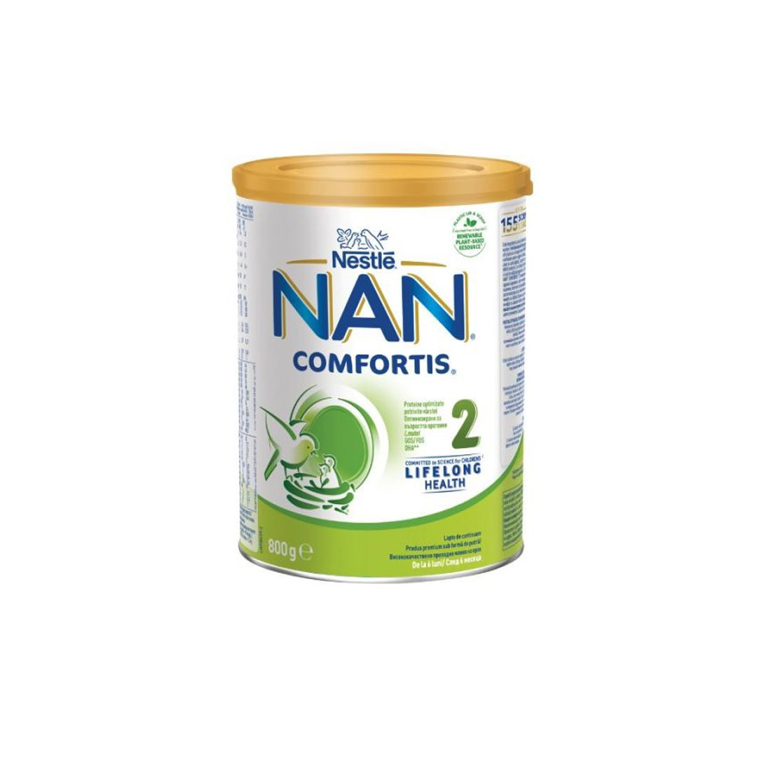 Formula de lapte de continuare Nan 2 Comfortis, +6 luni, 800g, Nestle