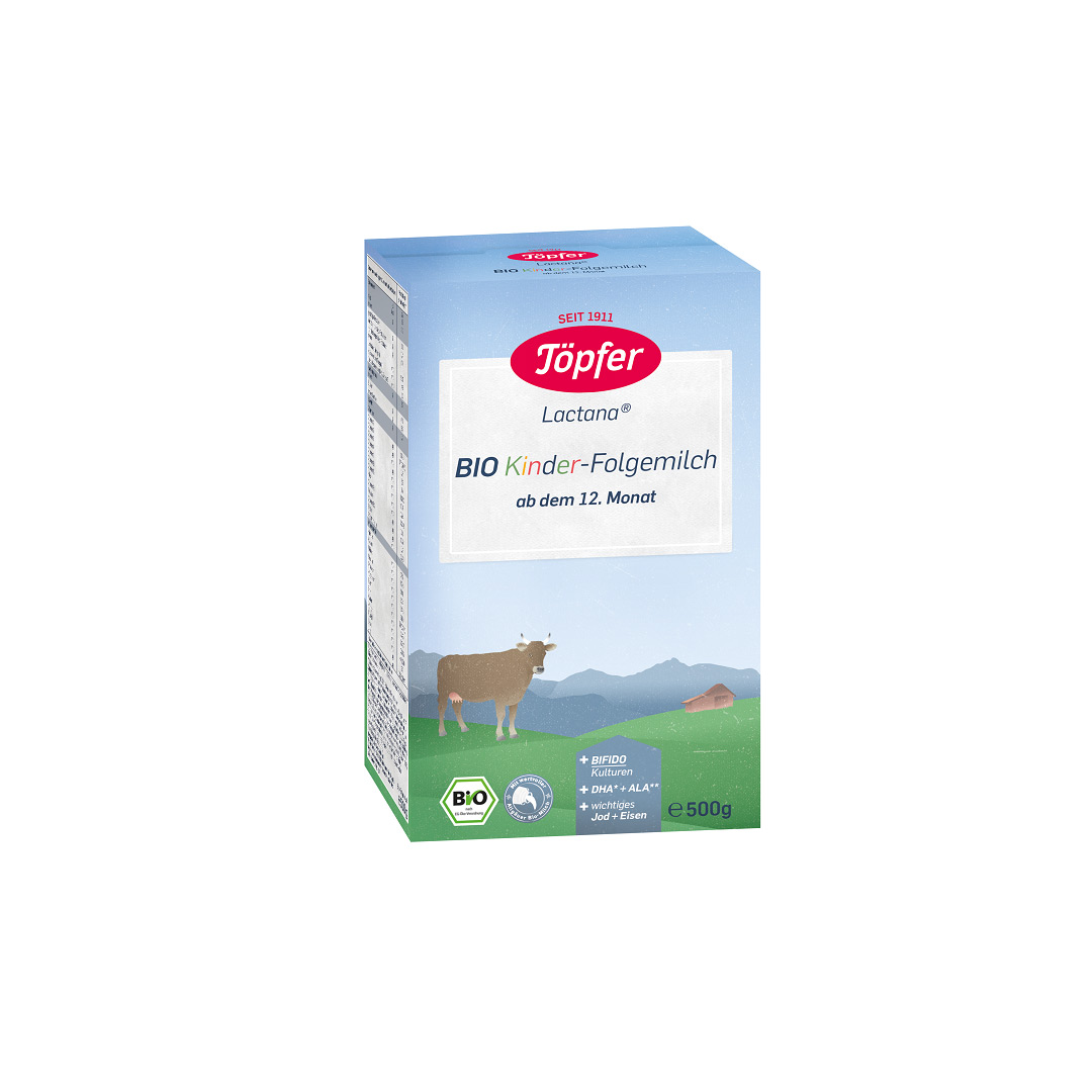 Formula de lapte praf Bio Kinder, +12 luni, 500 gr, Topfer