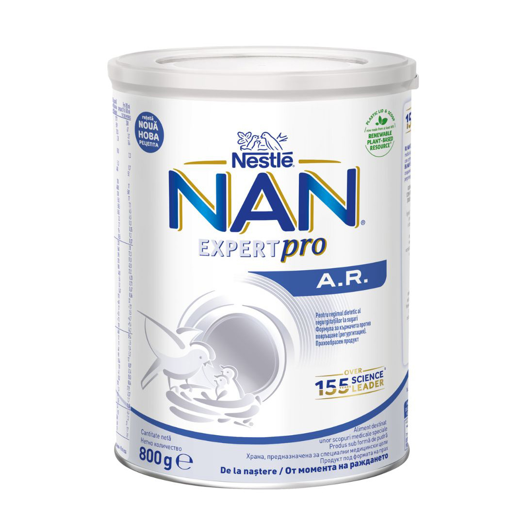 Formula speciala de lapte praf Nan AR Expert Pro, +0 luni, 800 g, Nestle