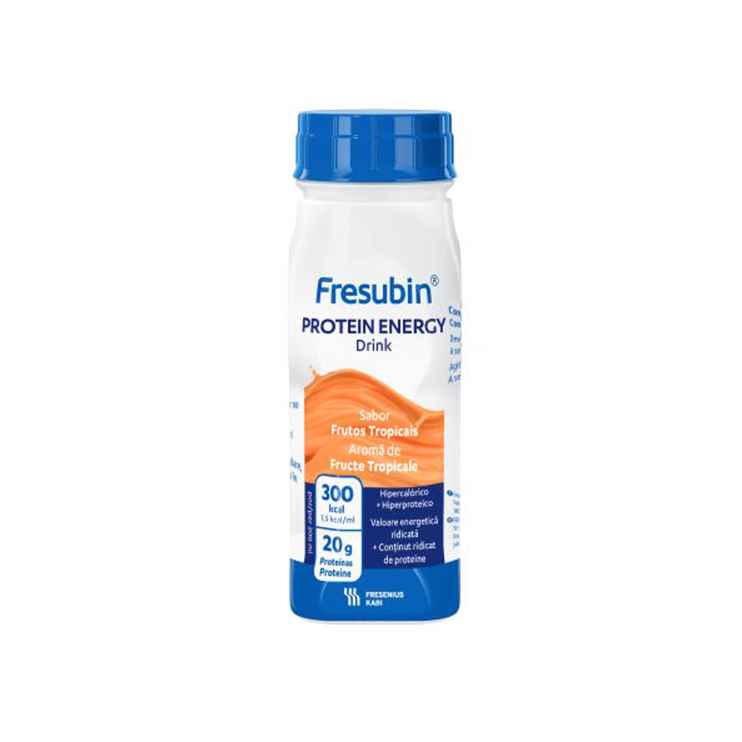 Fresubin, protein, energy, drink, fructe tropicale 4 x 200ml