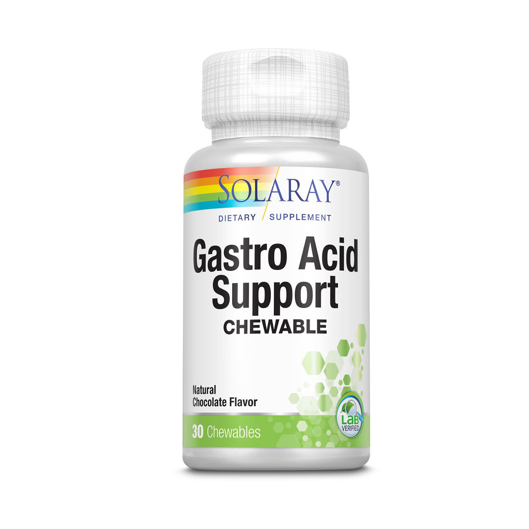 Gastro Acid Support aroma ciocolata, 30 tablete masticabile, Secom
