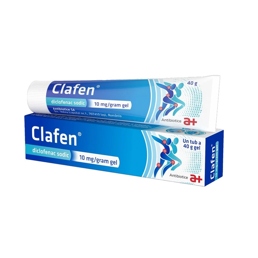 Gel Clafen 10mg/g, 40 g, Antibiotice
