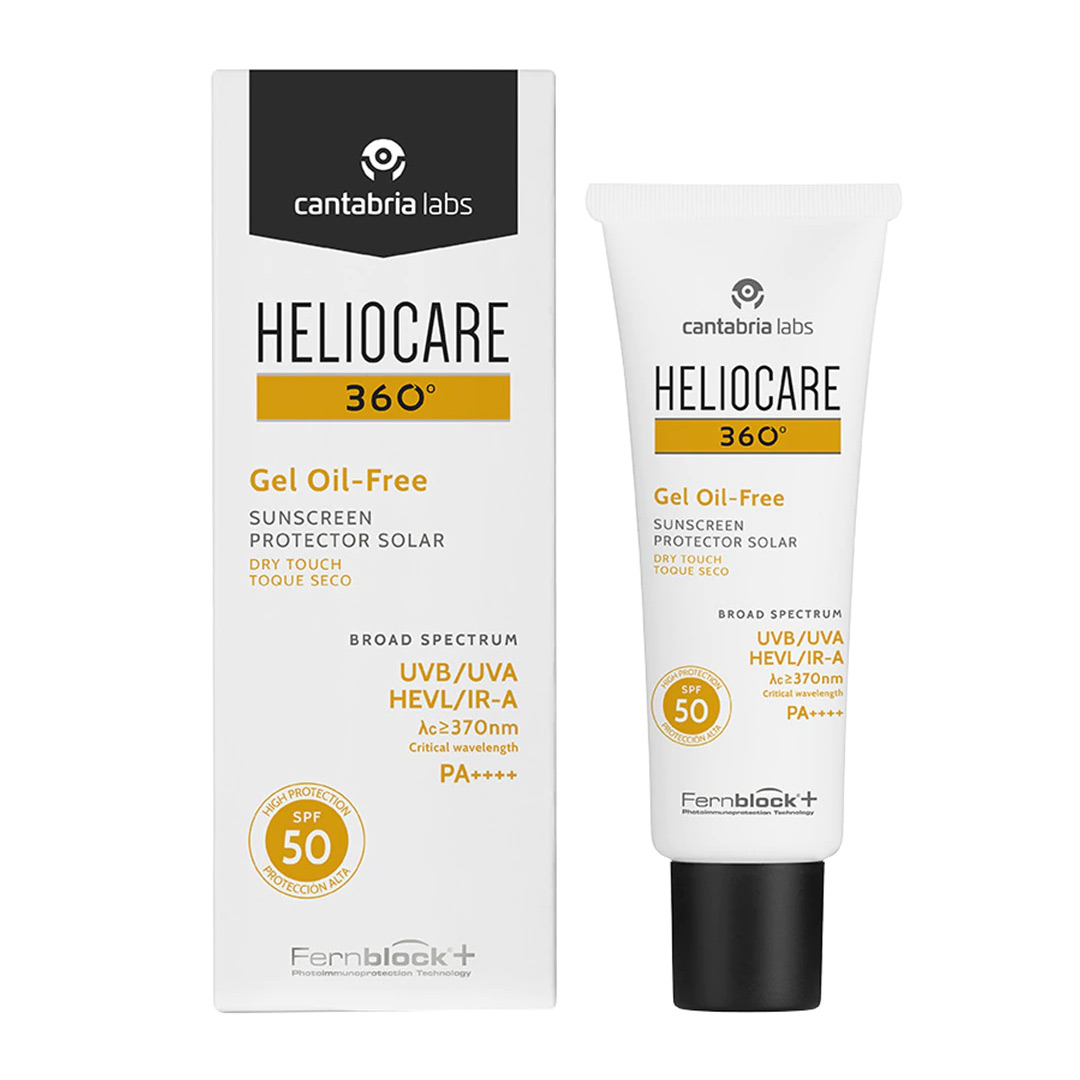 Gel cu textura uscata pentru protectie solara cu SPF 50 Heliocare 360, 50 ml, Cantabria Labs