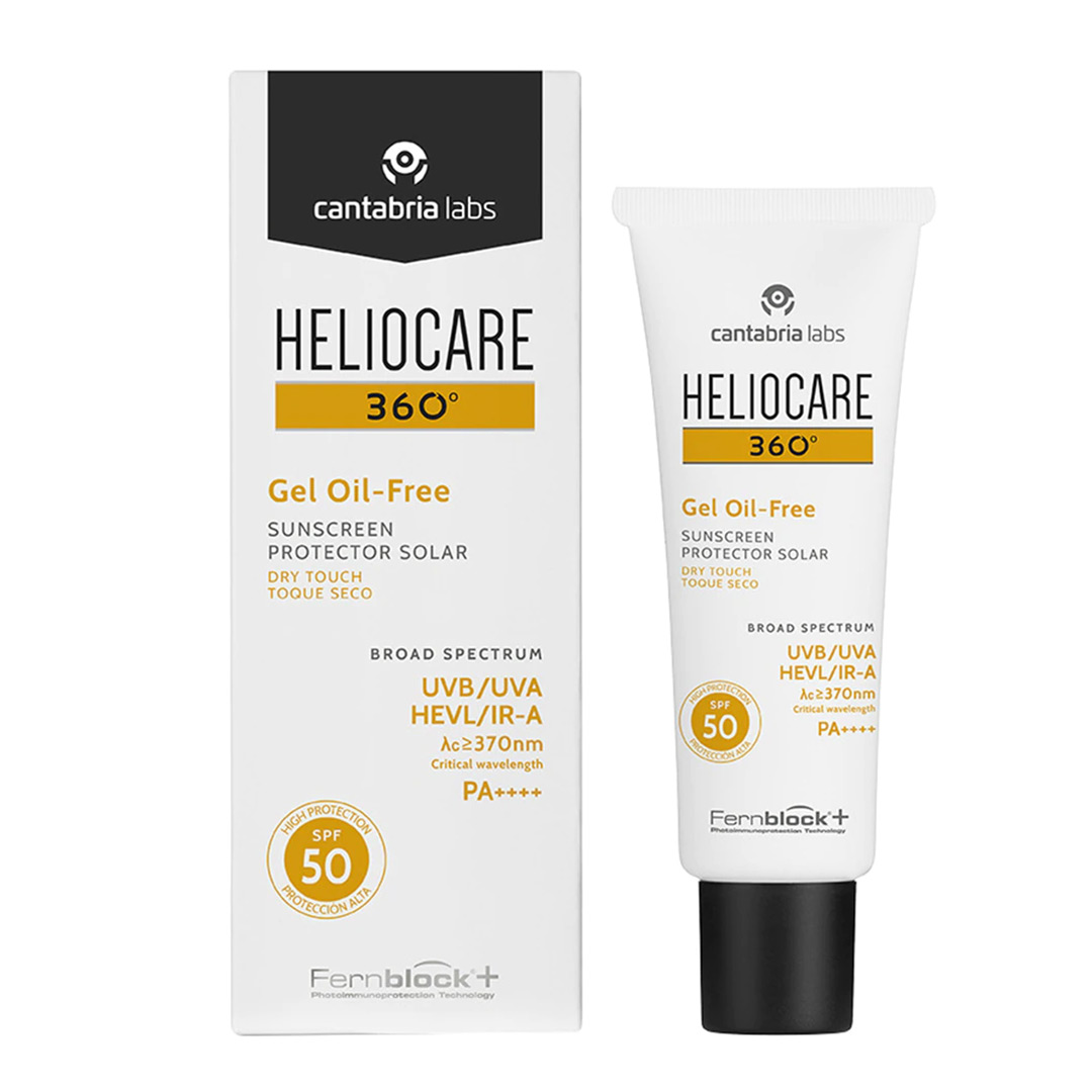 Gel cu textura uscata pentru protectie solara cu SPF 50 Heliocare 360, 50 ml, Cantabria Labs