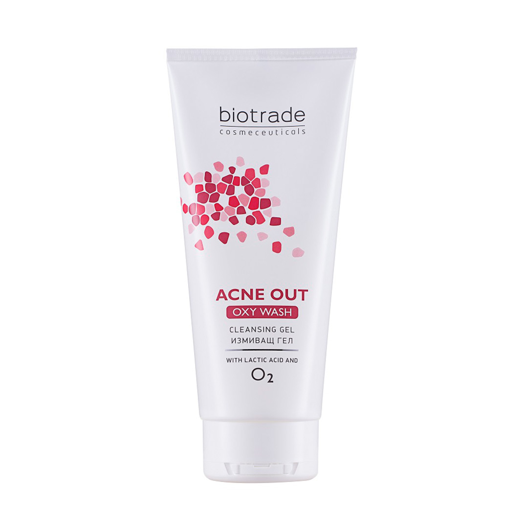 Gel de curatare Acne Out Oxy Wash, 200 ml, Biotrade