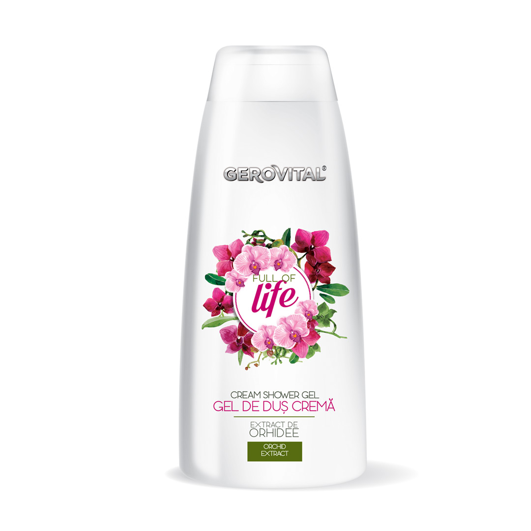 Gel de dus crema Full of Life, 400 ml, Farmec