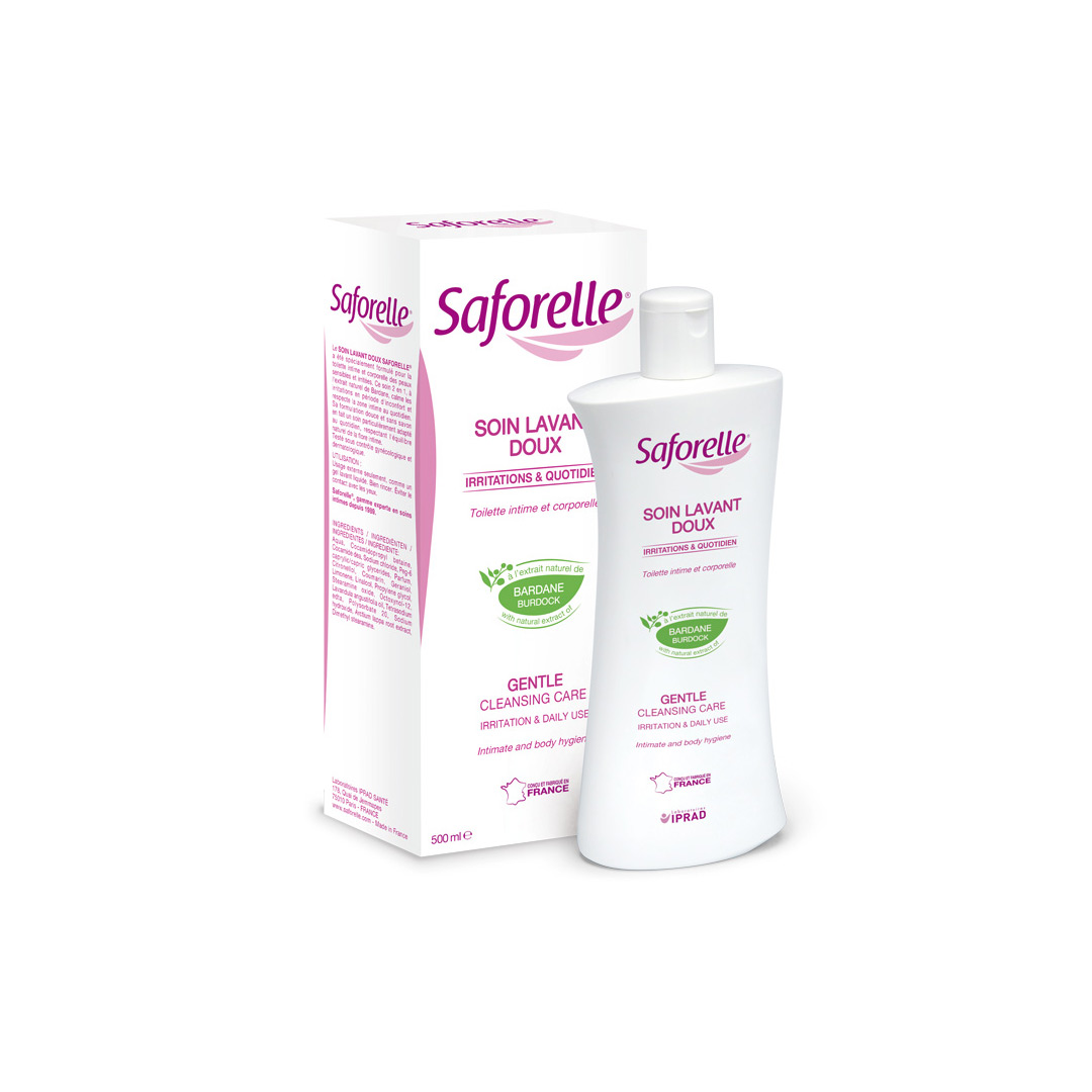 Gel ingrijire intima si corporala cu extract de brusture Saforelle, 500 ml, Laboratoarele Iprad
