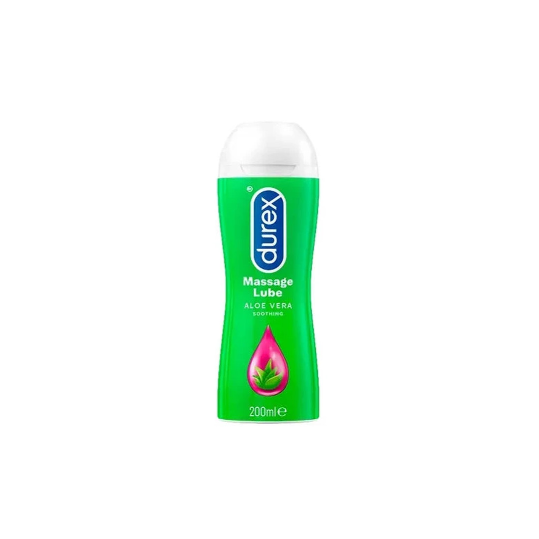 Gel lubrifiant pentru masaj 2 in 1 Stimulating Aloe Vera, 200 ml, Durex