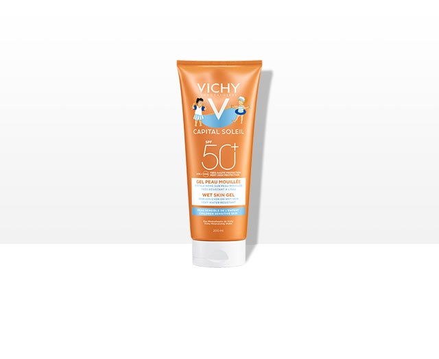 Gel  pentru copii Capital Soleil, rezistent la apă SPF50+, 200 ml, Vichy