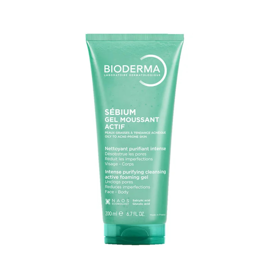 Gel spumant activ Sebium, 200 ml, Bioderma