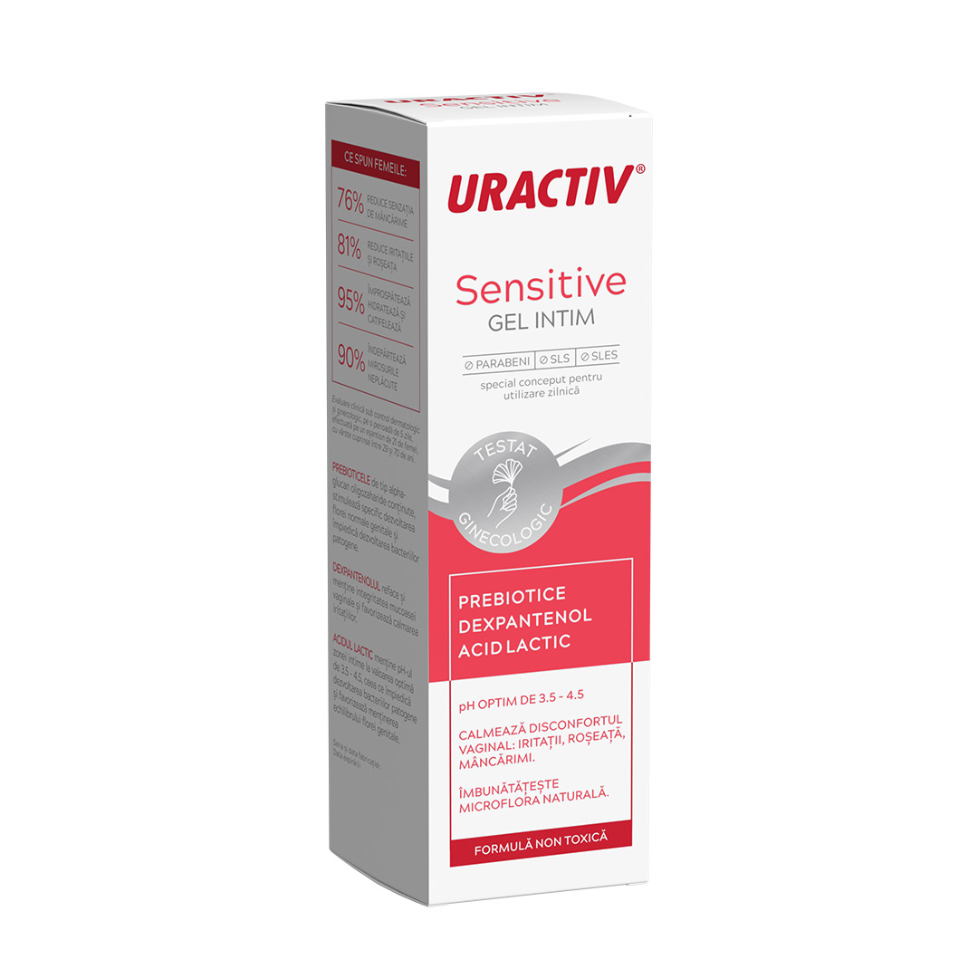 Gel Uractiv Sensitive Intim, 200 ml, Terapia