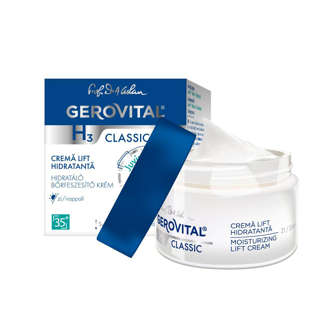 Crema Lift Hidratanta de Zi, Gerovital H3 Classic, 50 ml