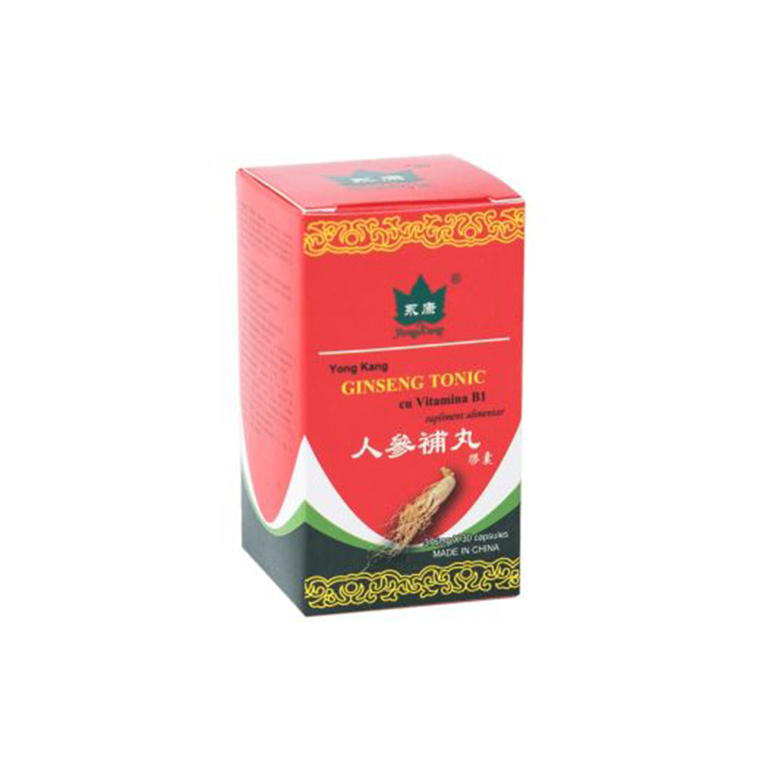 Ginseng Tonic cu Vitamina B1, 30 capsule, Yongkang International China