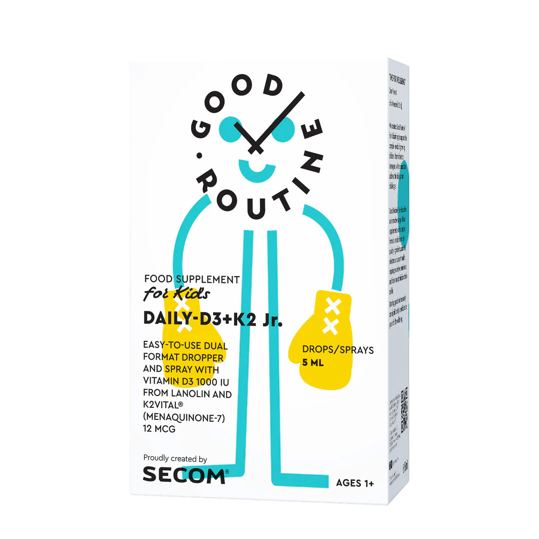 Good Routine Daily D3 + K2 Junior, 5 ml, Secom, [2],farmaciabajan.ro