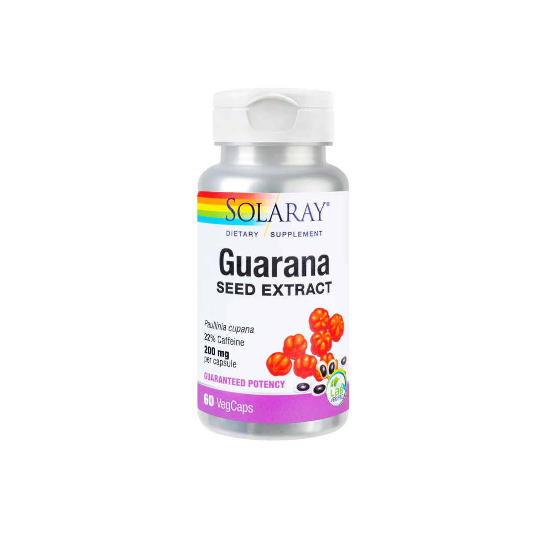 Guarana, 60 capsule vegetale, Solaray