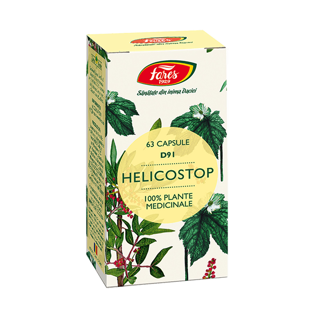 Helicostop, D91, 63 capsule, Fares