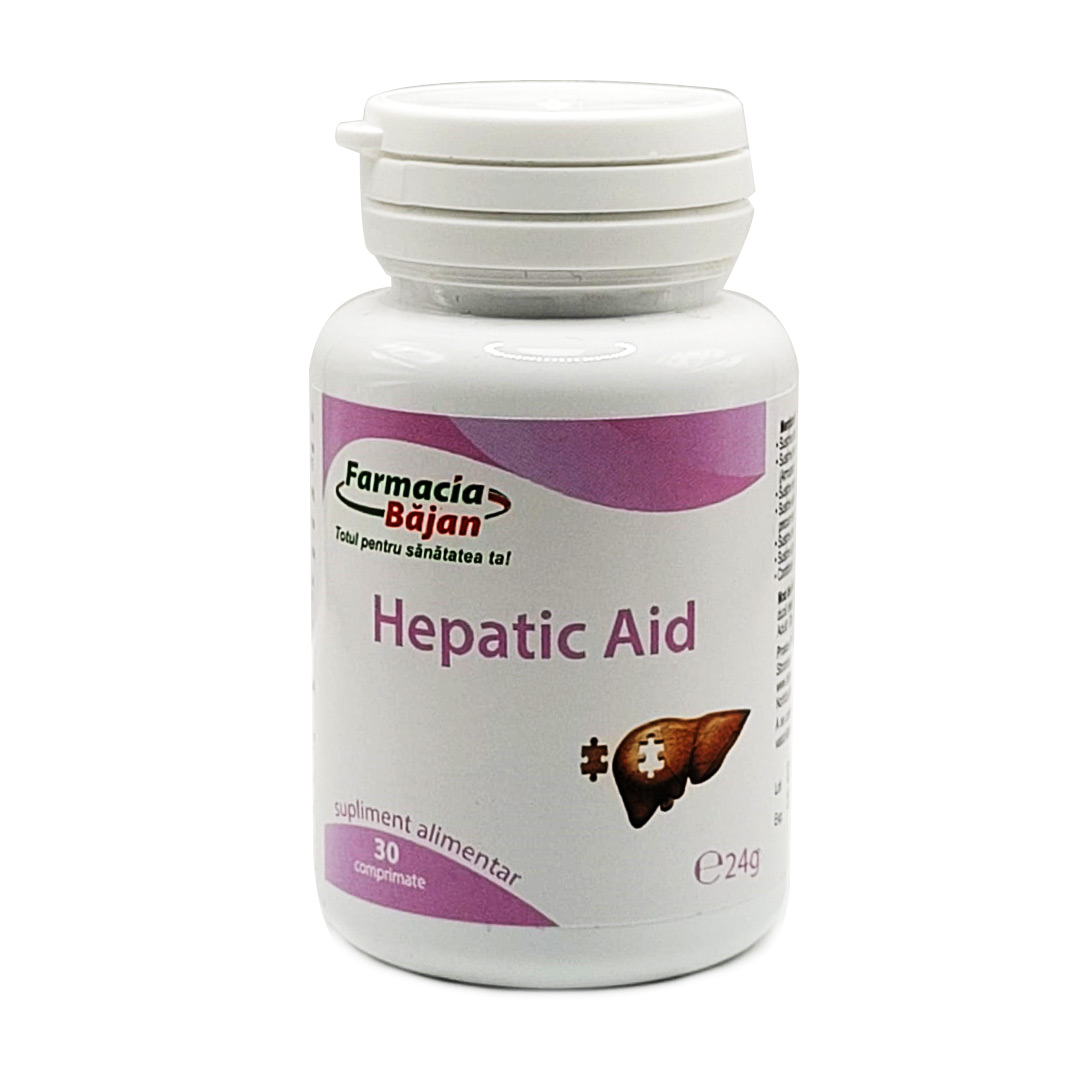 Hepatic aid, 30 comprimate, Farmacia Bajan