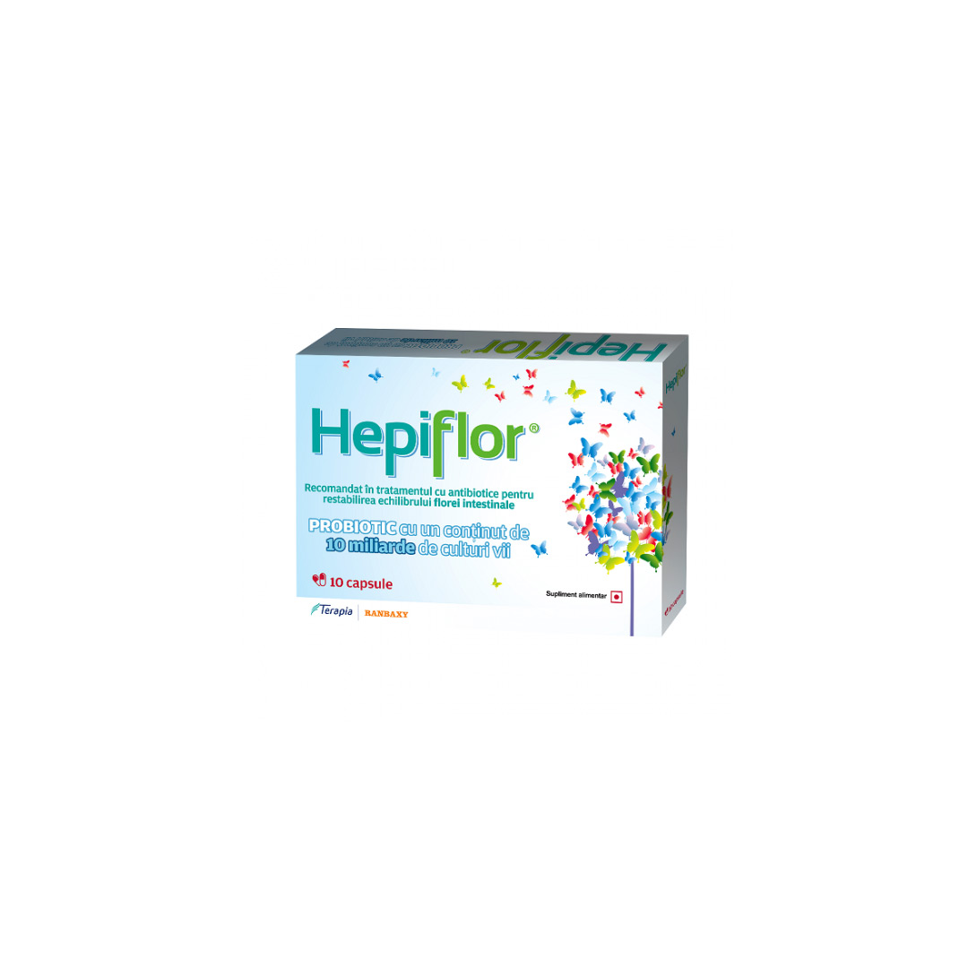 Hepiflor adulti, 10 capsule, Terapia