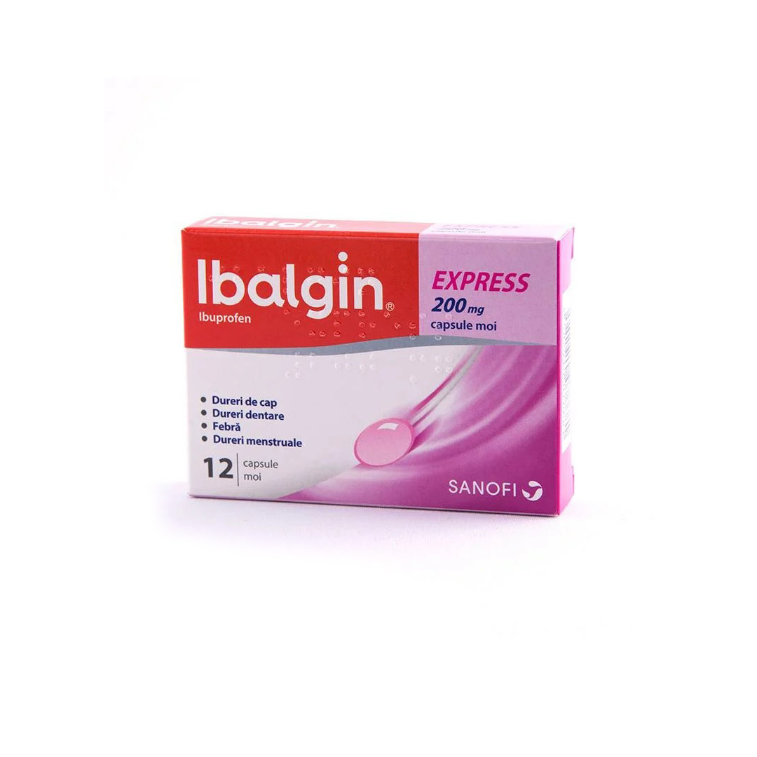 Ibalgin Express 200 mg, 12 comprimate moi 