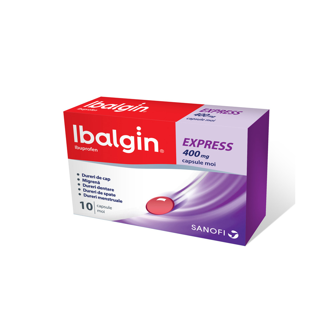 Ibalgin Express 400 mg, 10 comprimate moi 